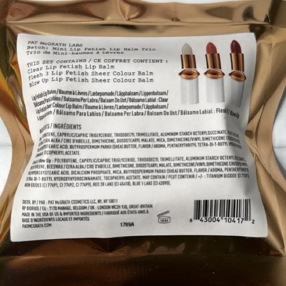 Pat McGrath Labs 3 Mini Lip Fetish Lip Balm Trio - Picture 12 of 12